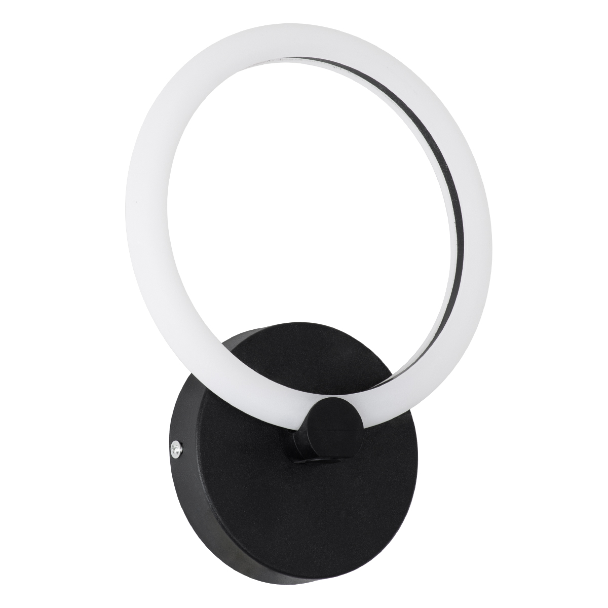 GloboStar® MATILDA 61339 Φωτιστικό Τοίχου - Απλίκα Design LED CCT 8W 960lm 360° AC 220-240V - Εναλλαγή Φωτισμού μέσω Διακόπτη On/Off All In One Ψυχρό 6000k+Φυσικό 4500k+Θερμό 2700k Μ20 x Π5 x Υ25.5cm - Μαύρο - 3 Years Warranty