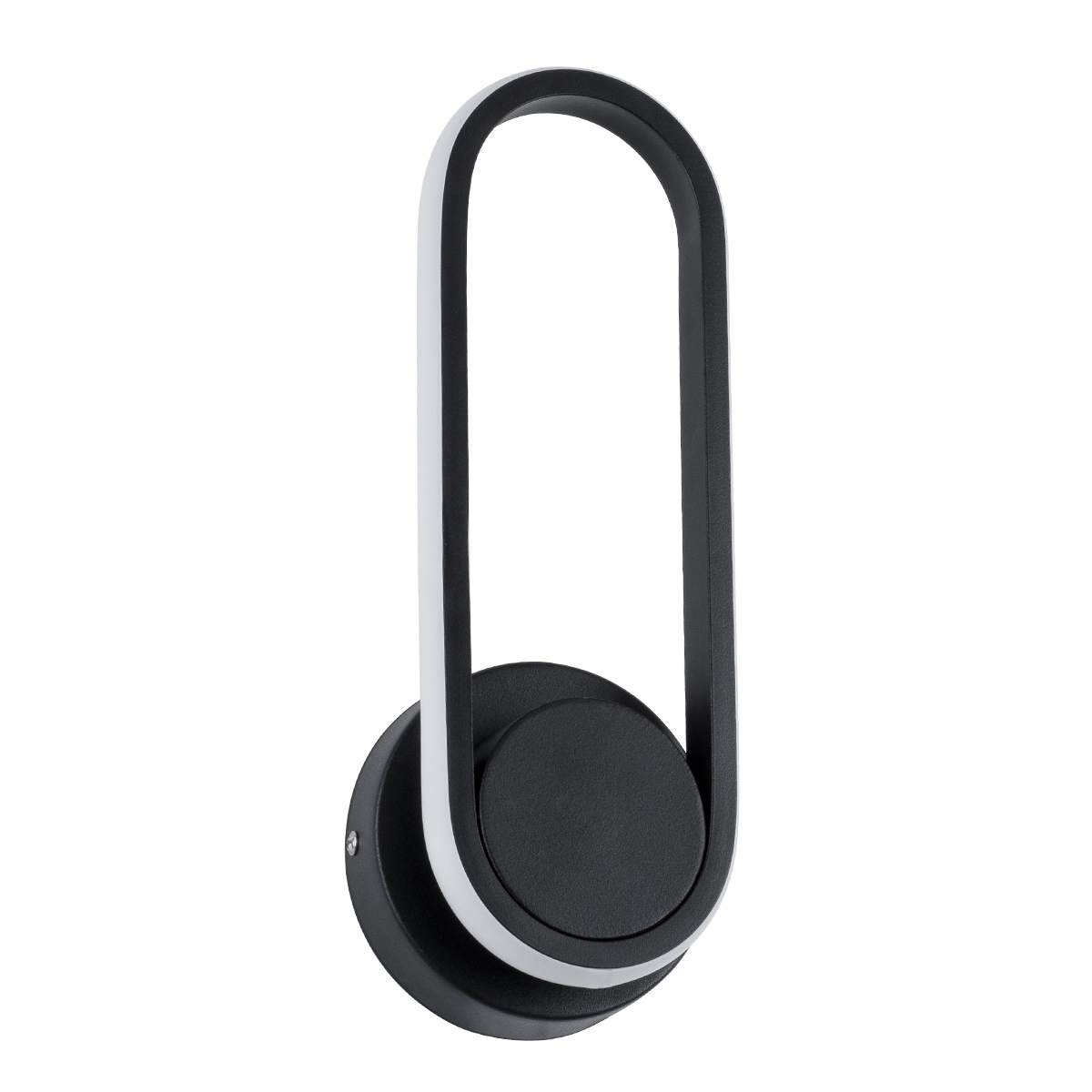 GloboStar® DALLAS 61345 Φωτιστικό Τοίχου - Απλίκα Design LED CCT 12W 1440lm 360° AC 220-240V - Εναλλαγή Φωτισμού μέσω Διακόπτη On/Off All In One Ψυχρό 6000k+Φυσικό 4500k+Θερμό 2700k Μ12 x Π6.5 x Υ32cm - Μαύρο - 3 Years Warranty