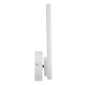 GloboStar® DALLAS 61346 Φωτιστικό Τοίχου - Απλίκα Design LED CCT 12W 1440lm 360° AC 220-240V - Εναλλαγή Φωτισμού μέσω Διακόπτη On/Off All In One Ψυχρό 6000k+Φυσικό 4500k+Θερμό 2700k Μ12 x Π6.5 x Υ32cm - Λευκό - 3 Years Warranty