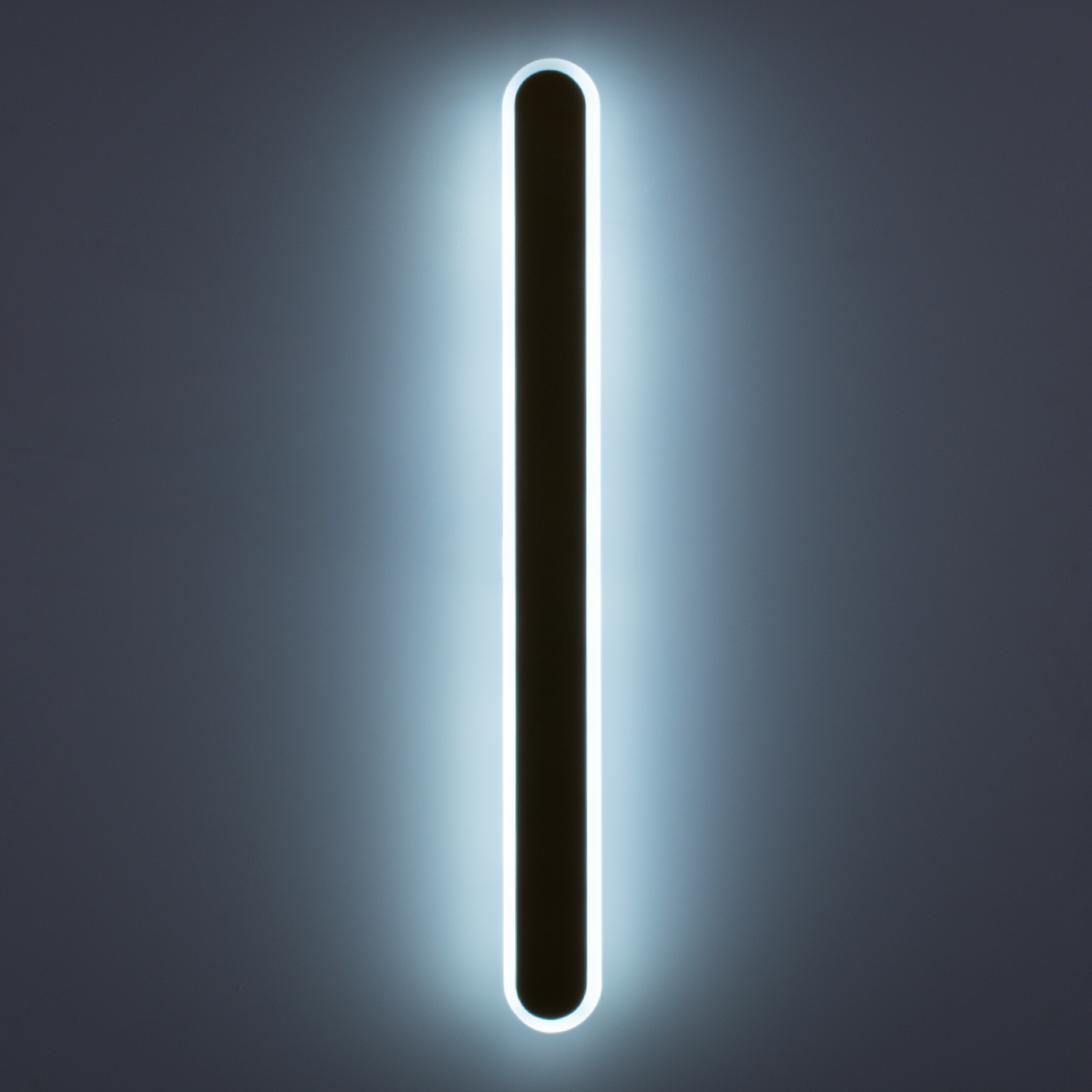 GloboStar® HOUSTON 61347 Φωτιστικό Τοίχου - Απλίκα Design LED CCT 18W 2160lm 360° AC 220-240V - Εναλλαγή Φωτισμού μέσω Διακόπτη On/Off All In One Ψυχρό 6000k+Φυσικό 4500k+Θερμό 2700k Μ6 x Π3 x Υ60cm - Μαύρο - 3 Years Warranty