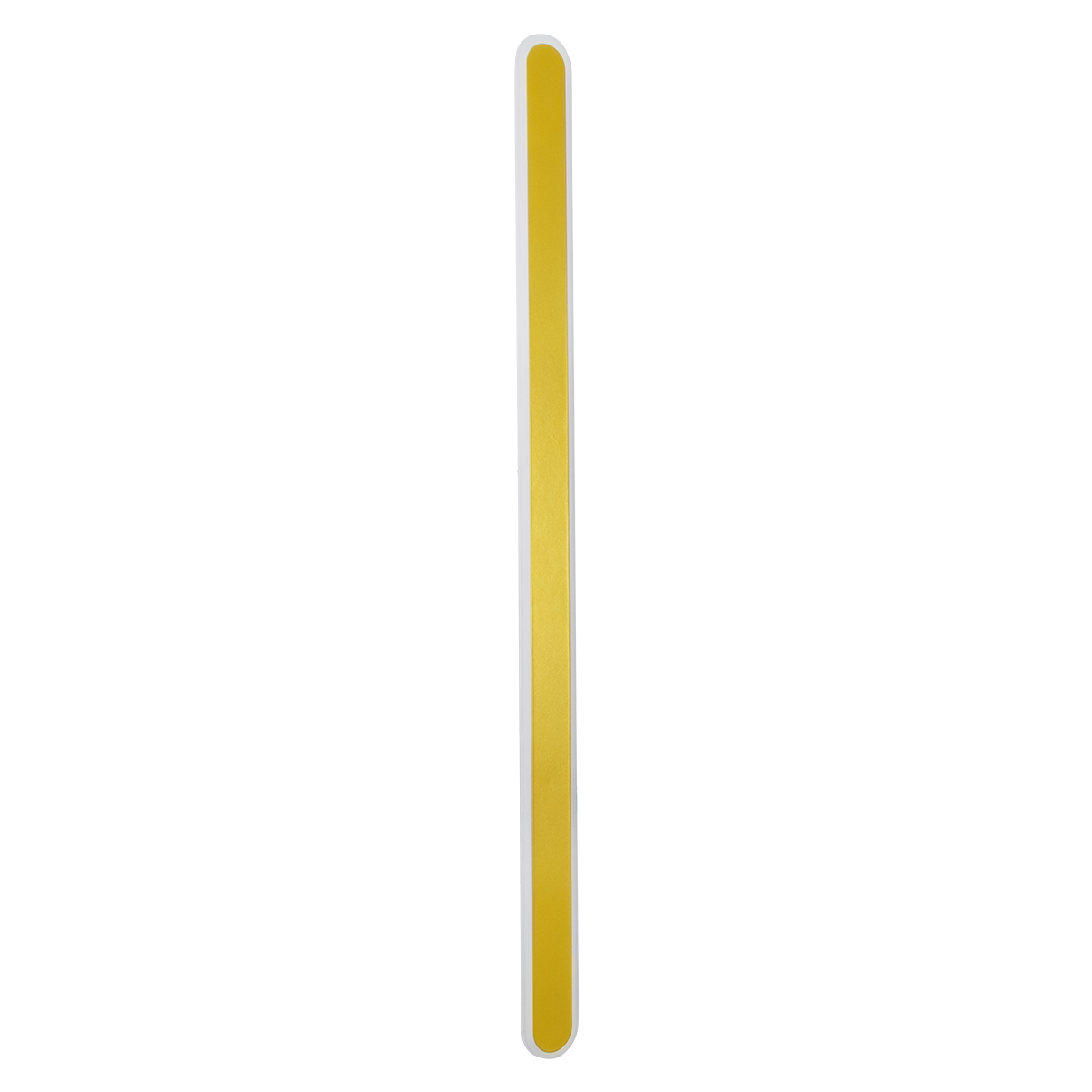 GloboStar® HOUSTON 61350 Φωτιστικό Τοίχου - Απλίκα Design LED CCT 24W 2880lm 360° AC 220-240V - Εναλλαγή Φωτισμού μέσω Διακόπτη On/Off All In One Ψυχρό 6000k+Φυσικό 4500k+Θερμό 2700k Μ6 x Π3 x Υ100cm - Χρυσό - 3 Years Warranty
