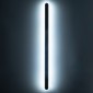 GloboStar® HOUSTON 61350 Φωτιστικό Τοίχου - Απλίκα Design LED CCT 24W 2880lm 360° AC 220-240V - Εναλλαγή Φωτισμού μέσω Διακόπτη On/Off All In One Ψυχρό 6000k+Φυσικό 4500k+Θερμό 2700k Μ6 x Π3 x Υ100cm - Χρυσό - 3 Years Warranty