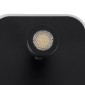 GloboStar® LADY-O 61363 Μοντέρνο Φωτιστικό Τοίχου - Απλίκα Ξενοδοχείου Bed Side LED 10W 1000lm 36° & 360° AC 220-240V - Reading Light & Κρυφός Φωτισμός - Φορτιστής USB 3A - Μ10.5 x Π10 x Υ18.5cm - Φυσικό Λευκό 4500K - Μαύρο - 3 Χρόνια Εγγύηση