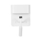 GloboStar® IBIS 61368 Μοντέρνο Φωτιστικό Τοίχου - Απλίκα Ξενοδοχείου Bed Side LED 10W 1100lm 36° & 360° AC 220-240V - Reading Light & Up/Down Light - Φορτιστής USB 3A - Μ10 x Π6.1 x Υ18cm - Φυσικό Λευκό 4500K - Λευκό