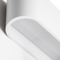 GloboStar® IBIS 61368 Μοντέρνο Φωτιστικό Τοίχου - Απλίκα Ξενοδοχείου Bed Side LED 10W 1100lm 36° & 360° AC 220-240V - Reading Light & Up/Down Light - Φορτιστής USB 3A - Μ10 x Π6.1 x Υ18cm - Φυσικό Λευκό 4500K - Λευκό