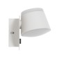 GloboStar® REGENCY 61377 Μοντέρνο Φωτιστικό Τοίχου - Απλίκα Ξενοδοχείου Bed Side LED 16W 1840lm 120° AC 220-240V - Reading Up/Down Light - Φορτιστής USB 3A - Μ16.5 x Π12 x Υ10cm - Φυσικό Λευκό 4500K - Λευκό