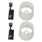 GloboStar® ROULETTE-R 61379 Μοντέρνο Φωτιστικό Τοίχου - Απλίκα Ξενοδοχείου Bed Side LED 3W 360lm & 1 x E27 36° & 360° AC 220-240V - Reading Up/Down Light - Φορτιστής USB 3A - Μ22 x Π23.5 x Υ37cm - Φυσικό Λευκό 4500K - Μαύρο με Μπεζ Καπέλο - Σετ 2