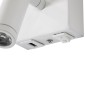 GloboStar® ROULETTE-R 61380 Μοντέρνο Φωτιστικό Τοίχου - Απλίκα Ξενοδοχείου Bed Side LED 3W 360lm & 1 x E27 36° & 360° AC 220-240V - Reading Up/Down Light - Φορτιστής USB 3A - Μ22 x Π23.5 x Υ37cm - Φυσικό Λευκό 4500K - Λευκό με Μπεζ Καπέλο - Σετ 2