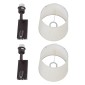 GloboStar® ROULETTE-R 61381 Μοντέρνο Φωτιστικό Τοίχου - Απλίκα Ξενοδοχείου Bed Side LED 3W 360lm & 1 x E27 36° & 360° AC 220-240V - Reading Up/Down Light - Φορτιστής USB 3A - Μ22 x Π23.5 x Υ37cm - Φυσικό Λευκό 4500K - Καφέ με Μπεζ Καπέλο - Σετ 2 Τ