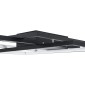 GloboStar® QUADRA 61388 Φωτιστικό Οροφής Design LED CCT 120W 14400lm 120° AC 220-240V - Εναλλαγή Φωτισμού μέσω Τηλεχειριστηρίου All In One Ψυχρό 6000k+Φυσικό 4500k+Θερμό 2700k Dimmable Μ105 x Π60 x Υ9cm - Μαύρο - 3 Years Warranty
