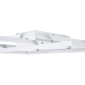 GloboStar® QUADRA 61389 Φωτιστικό Οροφής Design LED CCT 120W 14400lm 120° AC 220-240V - Εναλλαγή Φωτισμού μέσω Τηλεχειριστηρίου All In One Ψυχρό 6000k+Φυσικό 4500k+Θερμό 2700k Dimmable Μ105 x Π60 x Υ9cm - Λευκό - 3 Years Warranty