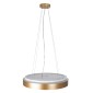 GloboStar® BARCHETTA 61399-S Πλαφονιέρα Οροφής LED CCT 72W 8306lm 120° AC 220-240V - Εναλλαγή Φωτισμού μέσω Τηλεχειριστηρίου All In One Ψυχρό 6000k+Φυσικό 4500k+Θερμό 2700k Dimmable Φ48cm - Χρυσό - 3 Years Warranty