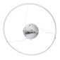 GloboStar® DIAMOND 61521 Κρεμαστό Φωτιστικό Δαχτυλίδι-Κύκλος LED CCT 67W 7504lm 360° AC 220-240V - Εναλλαγή Φωτισμού μέσω Τηλεχειριστηρίου All In One Ψυχρό 6000k+Φυσικό 4500k+Θερμό 2700k Dimmable Φ80cm - Λευκό - 3 Years Warranty