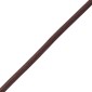 GloboStar® CABLITO 61561 Μοντέρνο Κρεμαστό Φωτιστικό Οροφής Μονόφωτο 1 x E27 Καφέ Σιλικόνης Ανάρτηση με Υφασμάτινο Καλώδιο Φ4 x Υ110cm