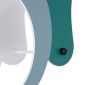 GloboStar® ELEPHANT 61578 Παιδικό Κρεμαστό Φωτιστικό Φιγούρα Μονόφωτο 1 x E27 IP20 Πολύχρωμο Πλαστικό - Μ37.7 x Π15.5 x Υ31.5cm