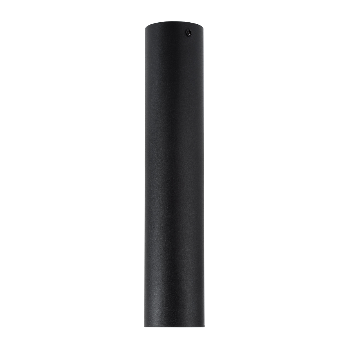 GloboStar® DUCT 61618 Επιφανειακό Στρόγγυλο Φωτιστικό Σποτ Αλουμινίου με Ντουί GU10 VDE Certified AC 220-240V IP44 Φ6 x Υ30cm - Μαύρο - 5 Years Warranty