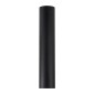 GloboStar® DUCT 61618 Επιφανειακό Στρόγγυλο Φωτιστικό Σποτ Αλουμινίου με Ντουί GU10 VDE Certified AC 220-240V IP44 Φ6 x Υ30cm - Μαύρο - 5 Years Warranty