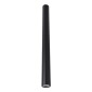 GloboStar® DUCT 61621 Επιφανειακό Στρόγγυλο Φωτιστικό Σποτ Αλουμινίου με Ντουί GU10 VDE Certified AC 220-240V IP44 Φ6 x Υ75cm - Μαύρο - 5 Years Warranty