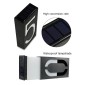 GloboStar® 71519 Αυτόνομο Ηλιακό Φωτιστικό LED SMD 1W 100lm με Ενσωματωμένη Μπαταρία 1000mAh - Φωτοβολταϊκό Πάνελ με Αισθητήρα Ημέρας-Νύχτας για Αρίθμηση Δρόμου με Αριθμό 9 Αδιάβροχο IP55 Ψυχρό Λευκό 6000K