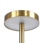GloboStar® JOJO 76523 Μοντέρνο Επιτραπέζιο Φωτιστικό Πορτατίφ LED 1.5W 105lm 120° DC 5V Επαναφορτιζόμενο με Μπαταρία Li-ion 1800mAh - Διακόπτη Αφής με 3 Εναλλαγές Φωτισμού CCT Θερμό - Φυσικό - Ψυχρό 1500K - 4500K - 6000K Dimmable - D8 x H34cm - Χρυσό