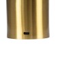 GloboStar® JOJO 76523 Μοντέρνο Επιτραπέζιο Φωτιστικό Πορτατίφ LED 1.5W 105lm 120° DC 5V Επαναφορτιζόμενο με Μπαταρία Li-ion 1800mAh - Διακόπτη Αφής με 3 Εναλλαγές Φωτισμού CCT Θερμό - Φυσικό - Ψυχρό 1500K - 4500K - 6000K Dimmable - D8 x H34cm - Χρυσό