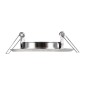 GloboStar® DELTA 77816 Χωνευτό Κινούμενο Στρόγγυλο Σποτ Οροφής για Λάμπα MR16 με Βάση GU5.3 ή GU10 - IP20 - Μεταλλικό - Φ92 x Υ28mm - Νίκελ Ματ - 5 Χρόνια Εγγύηση
