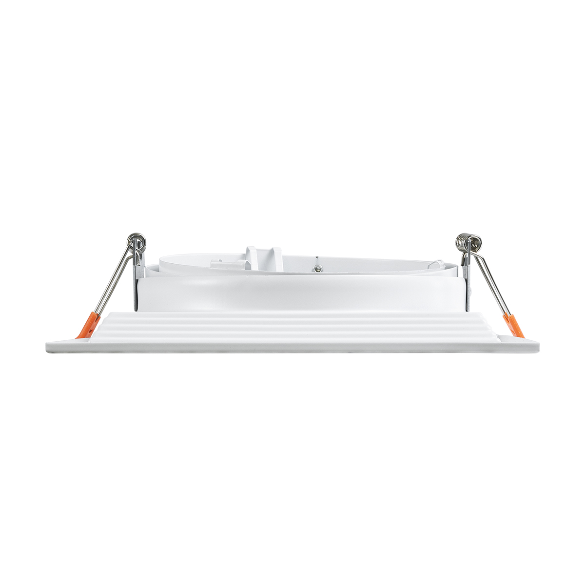GloboStar® VITA 77852 Χωνευτό Κινούμενο Τετράγωνο Σποτ Οροφής για Λάμπα AR111 - IP20 - Χυτό Αλουμίνιο - Μ18 x Π18 x Υ4.5cm - Λευκό - 5 Χρόνια Εγγύηση