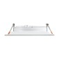 GloboStar® VITA 77852 Χωνευτό Κινούμενο Τετράγωνο Σποτ Οροφής για Λάμπα AR111 - IP20 - Χυτό Αλουμίνιο - Μ18 x Π18 x Υ4.5cm - Λευκό - 5 Χρόνια Εγγύηση