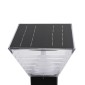 GloboStar® GRACIOUS 90529 Αυτόνομο Ηλιακό Φωτιστικό Κήπου - Απλίκα Αρχιτεκτονικού Φωτισμού Εξωτερικού Χώρου LED 10W 330lm 120° με Ενσωματωμένο Φωτοβολταϊκό Panel 6V 2W & Επαναφορτιζόμενη Μπαταρία Li-ion 3.2V 1800mAh με Αισθητήρα Ημέρας-Νύχτας - Αδιάβρ