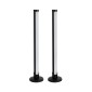 GloboStar® DIGICOLUMN 90760 Σετ 2 Μοντέρνα Επιτραπέζια Φωτιστικά Γραφείου Digital Pixel Symphony Bars LED 16W 1280lm 180° DC 5V με USB 2.0 IP20 - Εναλλαγή Φωτισμού μέσω Τηλεχειριστηρίου - Πολύχρωμα RGB - Dimmable - Μαύρο - Φ3 x Υ45cm - Συσκευασία 2 Τεμαχί
