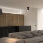 kelvo® SPOTA KLV-101-0134 Μοντέρνο Κινούμενο Φωτιστικό Σποτ Οροφής με Ντουί 1 x GU10 90° AC 220-240V IP20 - Μαύρο Ματ - Μ7 x Π6 x Υ14cm