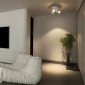 kelvo® SPOTA KLV-101-0145 Μοντέρνο Κινούμενο Φωτιστικό Σποτ Οροφής με Ντουί 3 x GU10 90° AC 220-240V IP20 - Λευκό Ματ - Μ19 x Π19 x Υ14cm