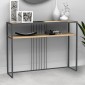 Κονσόλα Kary Megapap χρώμα oak 120x33x90εκ.