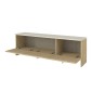 Έπιπλο τηλεόρασης Rebel Megapap χρώμα rota oak - sandstone 150x35x45εκ.