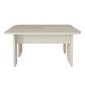 Τραπεζάκι σαλονιού σετ 2τμχ Sevilla Megapap χρώμα sandstone - travertine 75x75x37,4εκ.