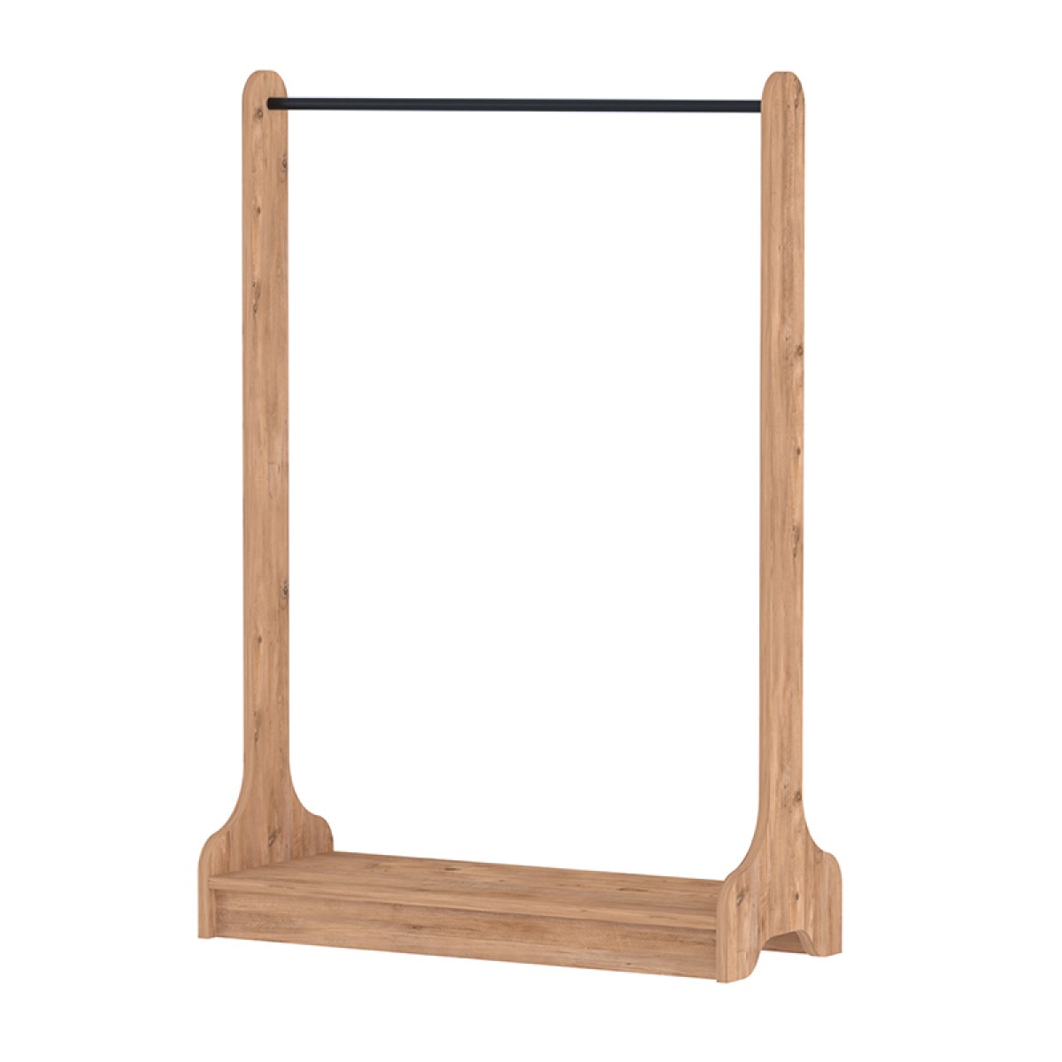 Έπιπλο εισόδου Belgum Megapap χρώμα pine oak 87,3x35x128εκ.