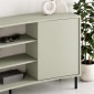 Μπουφές Frem Megapap χρώμα ash green 150x40x81εκ.