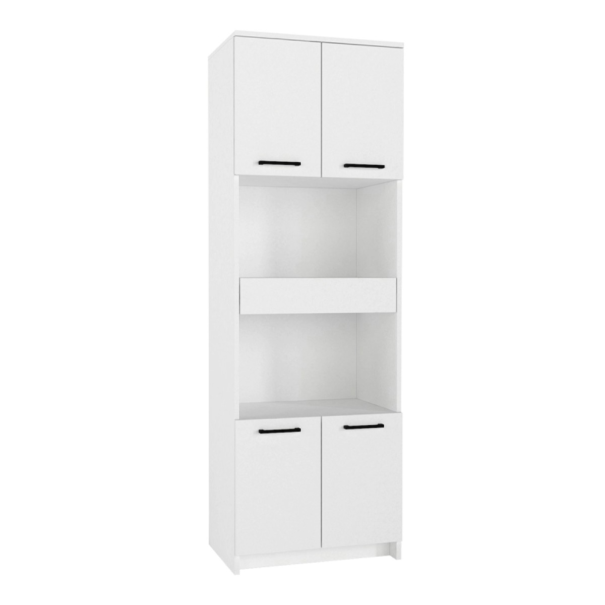 Ντουλάπι κουζίνας - μπάνιου Alvento Megapap χρώμα λευκό 60x42x180εκ.