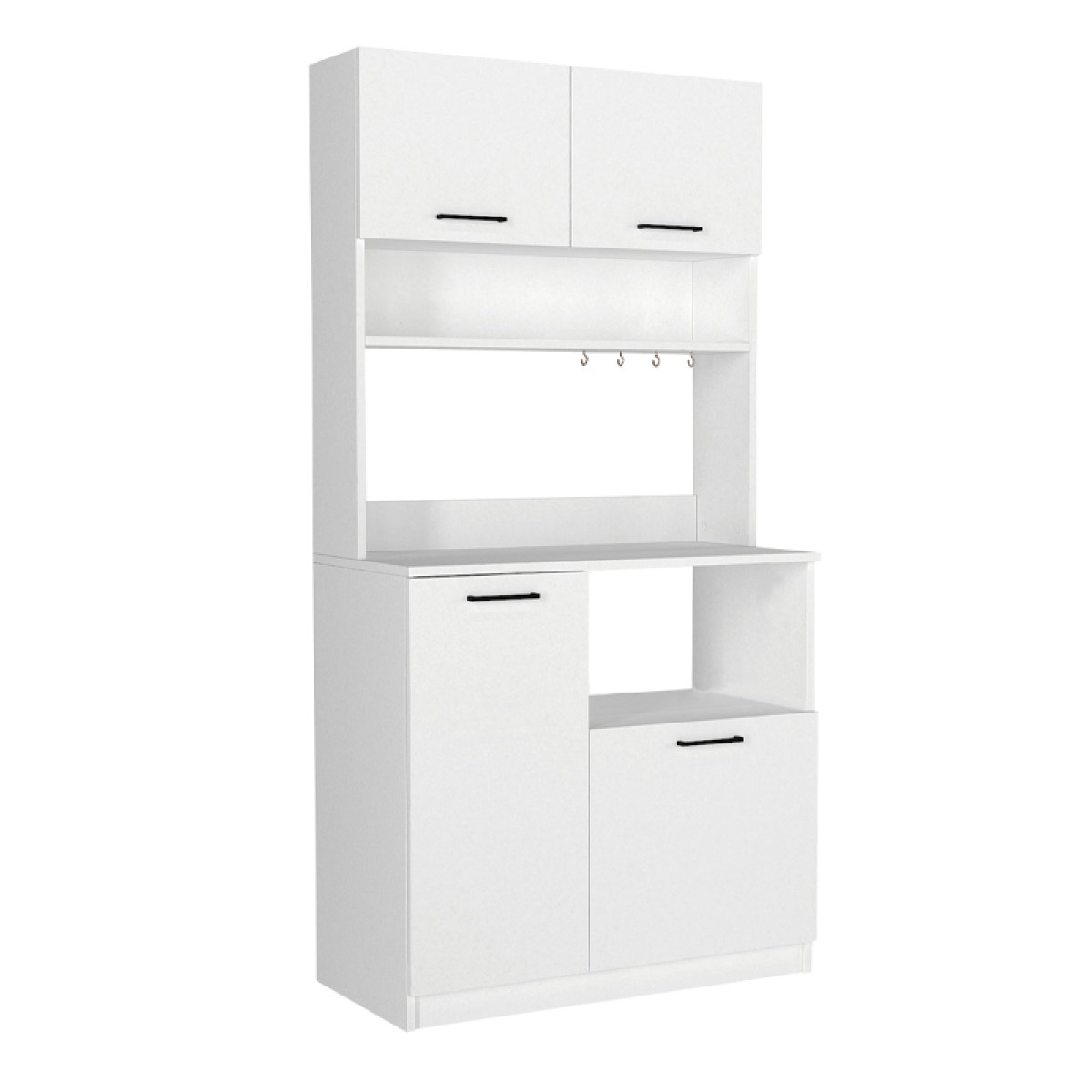 Έπιπλο κουζίνας Tuco 2 Megapap χρώμα λευκό 90x40x180εκ. Έπιπλο κουζίνας Tuco 2 Megapap χρώμα λευκό 90x40x180εκ.