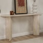 Κονσόλα Sira Megapap χρώμα travertine 150x35x75εκ.