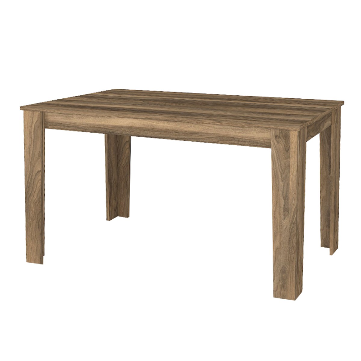 Τραπέζι Darlen Megapap χρώμα καρυδί 125x72x74εκ. Τραπέζι Darlen Megapap χρώμα καρυδί 125x72x74εκ.