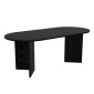 Τραπέζι Cortado Megapap χρώμα sencron black 200x90x74εκ.