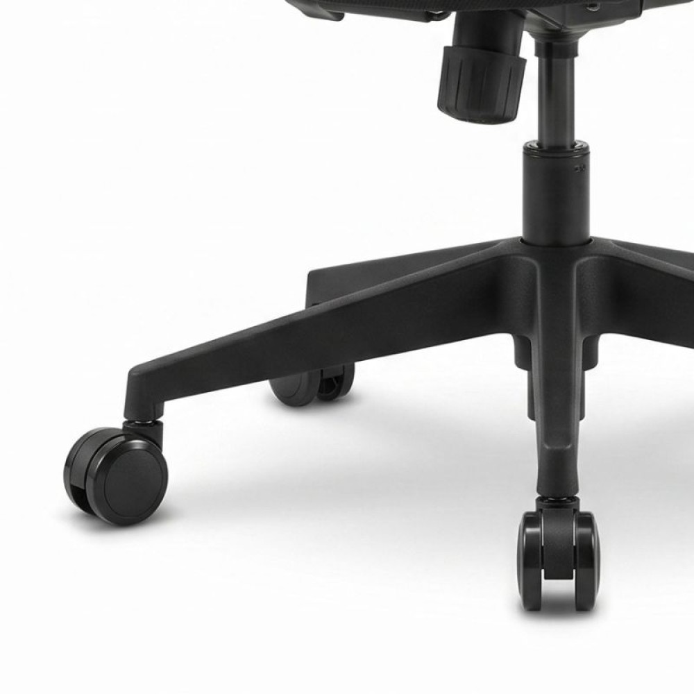 Ανταλλακτικά Ροδάκια Megapap για καρέκλες γραφείου σετ 5 τμχ χρώμα μαύρο