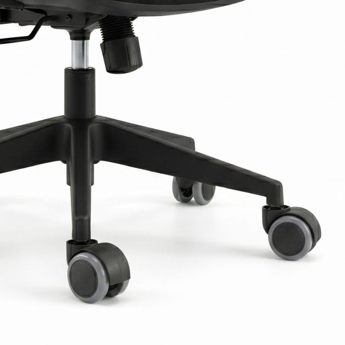 Ανταλλακτικά Ροδάκια Megapap για καρέκλες γραφείου σετ 5 τμχ χρώμα μαύρο - γκρι