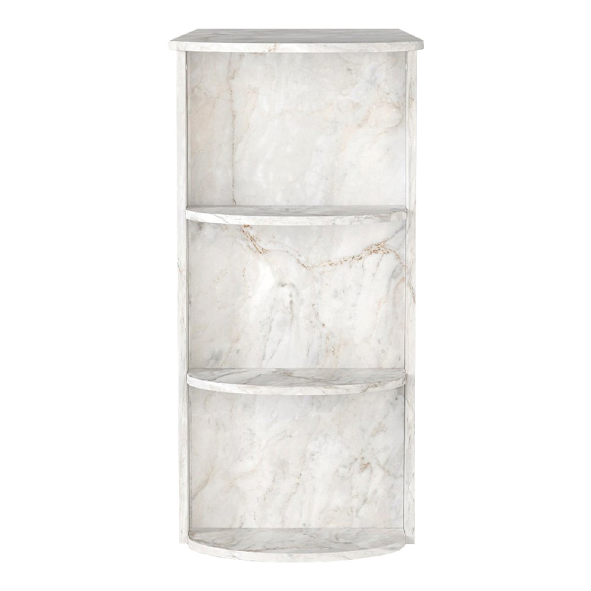 Τραπέζι μπαρ Vigne Megapap χρώμα λευκό εφέ μαρμάρου 150x51,6x101,8εκ.