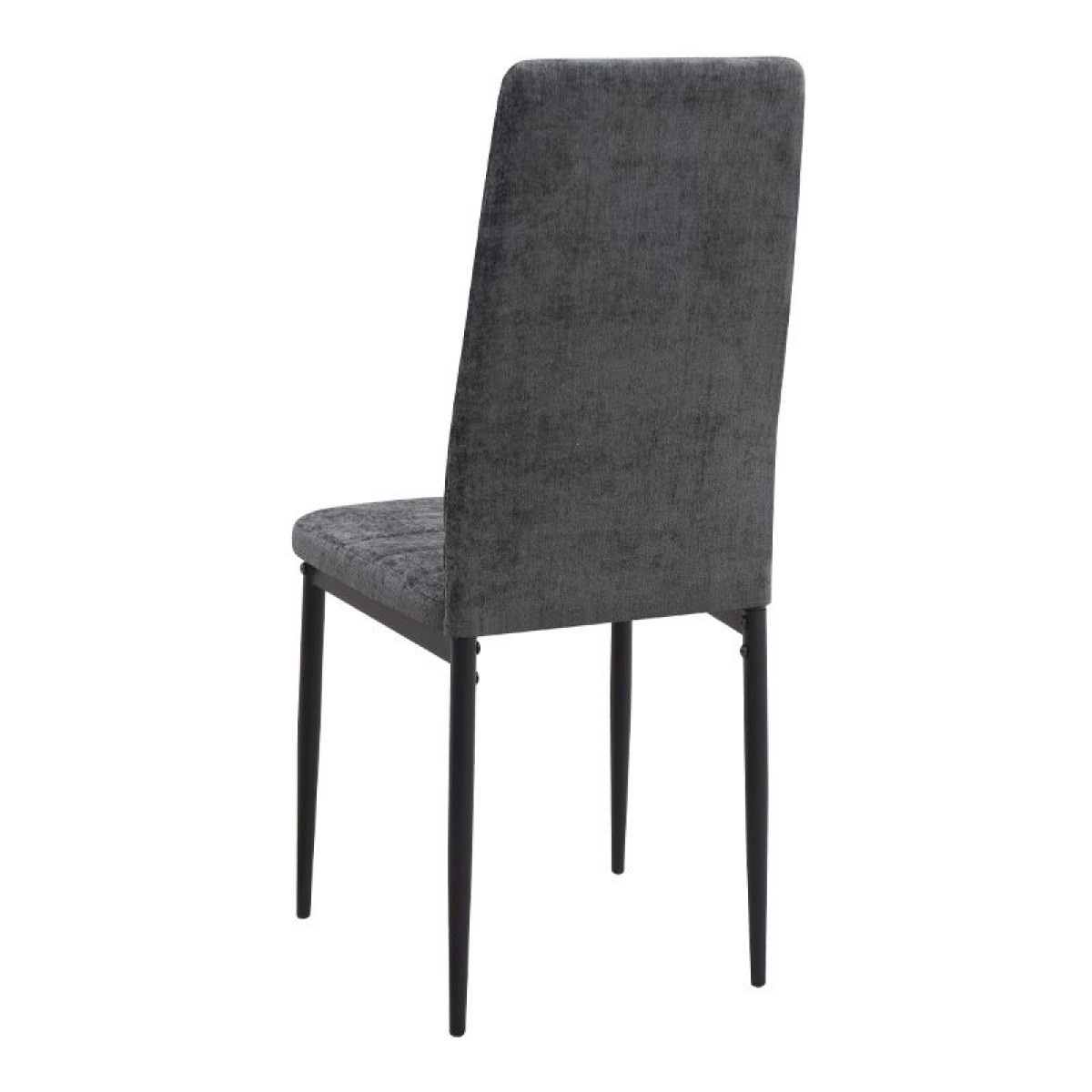 Σετ τραπεζαρία 5τμχ Darlen - Rosa Megapap χρώμα sapphire oak - γκρι 125x72x74εκ.