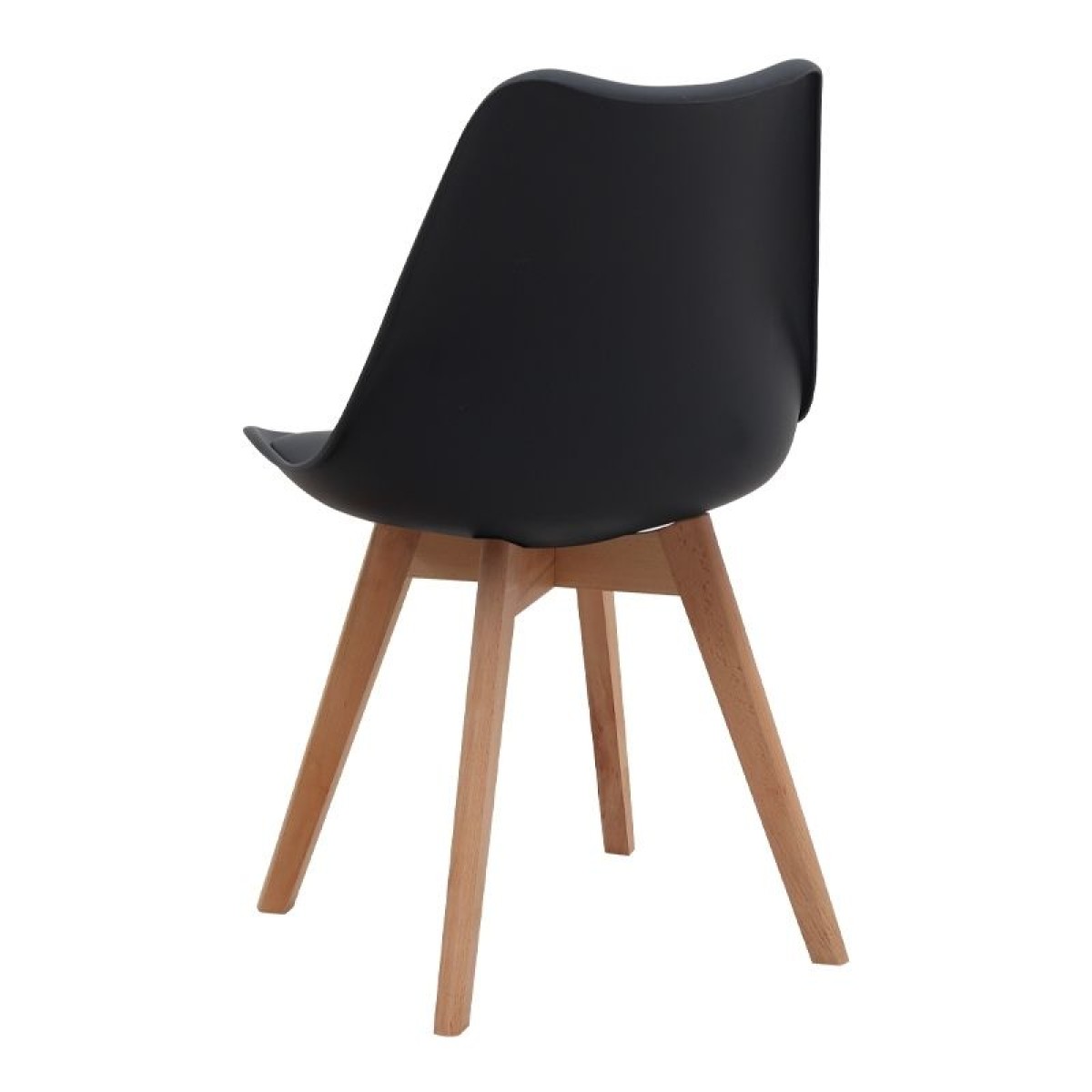 Σετ τραπεζαρία 5τμχ Bohema - Viva Megapap χρώμα ivory/sepet oak - μαύρο/φυσικό πόδι Ø90x77,7εκ.