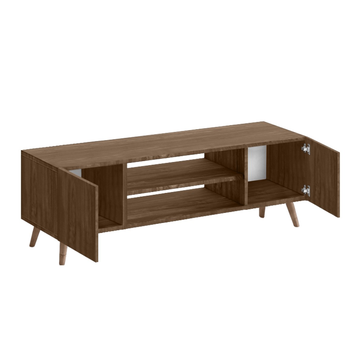 Έπιπλο τηλεόρασης Etna Megapap χρώμα καρυδί 120x30x45εκ.