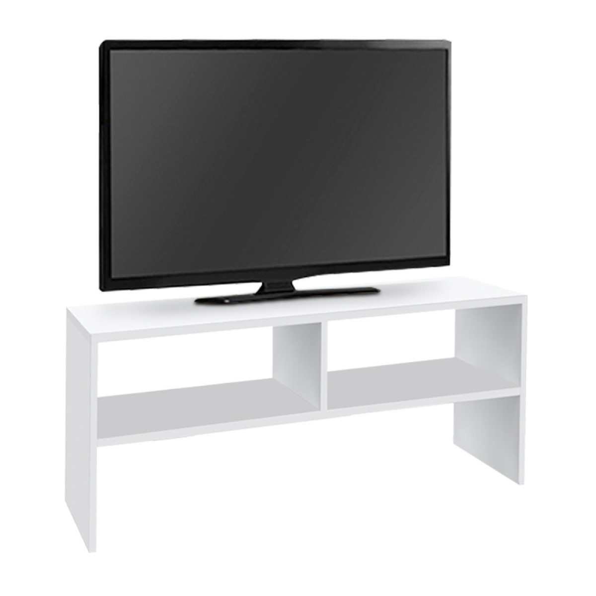 Έπιπλο τηλεόρασης Beirut Megapap χρώμα λευκό 80x30x40εκ.