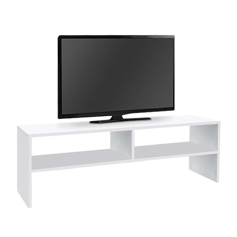 Έπιπλο τηλεόρασης Beirut Megapap χρώμα λευκό 150x30x40εκ.